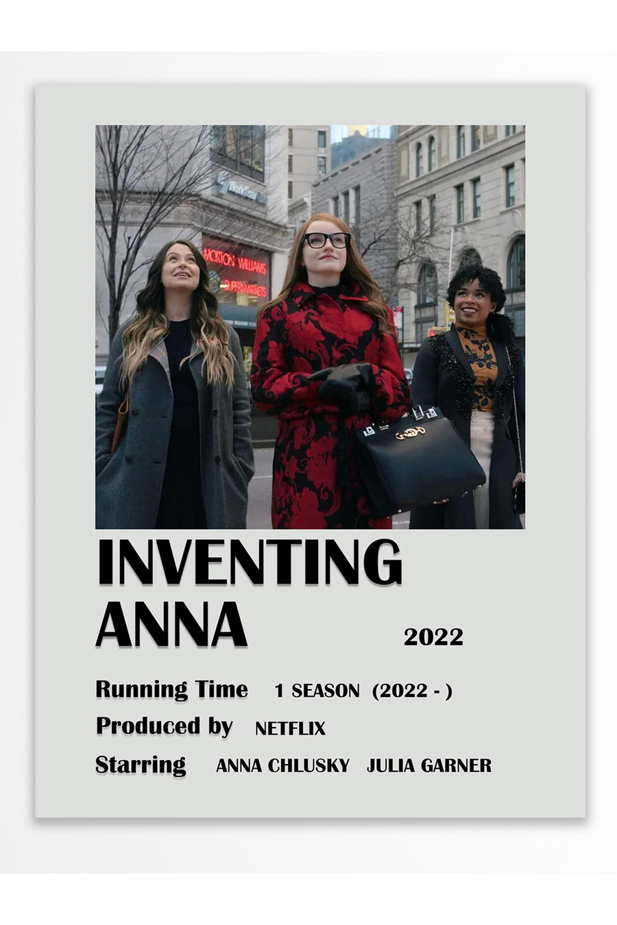 INVENTING ANNA Film Çerçevesiz Poster