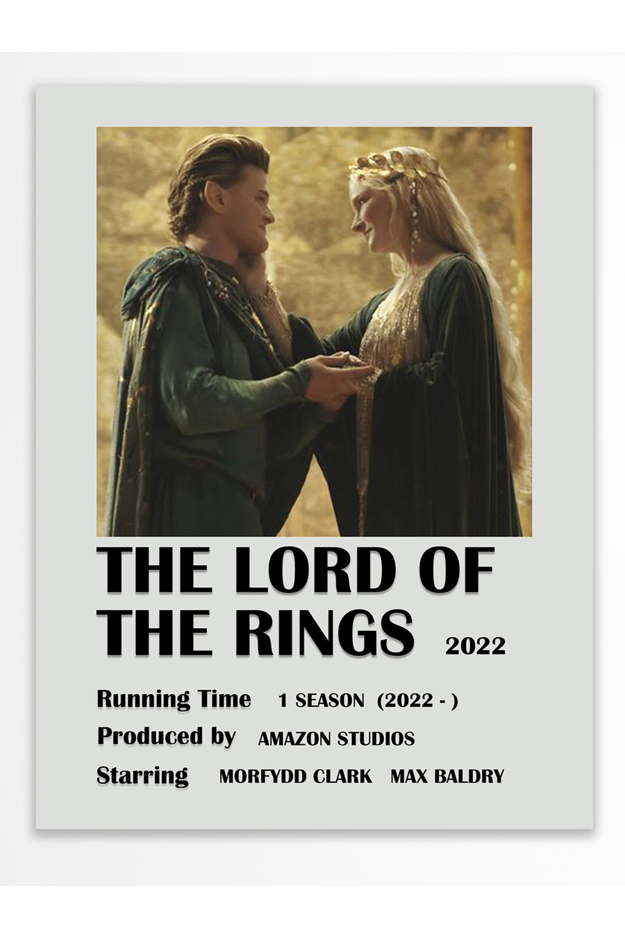 THE LORD OF THE RINGS 2022 Film Çerçevesiz Poster