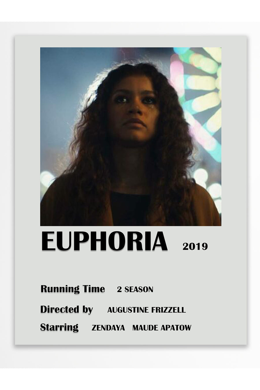EUPHORIA Film Çerçevesiz Poster