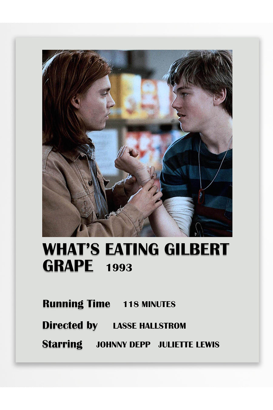WHAT'S EATING GILBERT GRAPE 1993 Film Çerçevesiz Poster