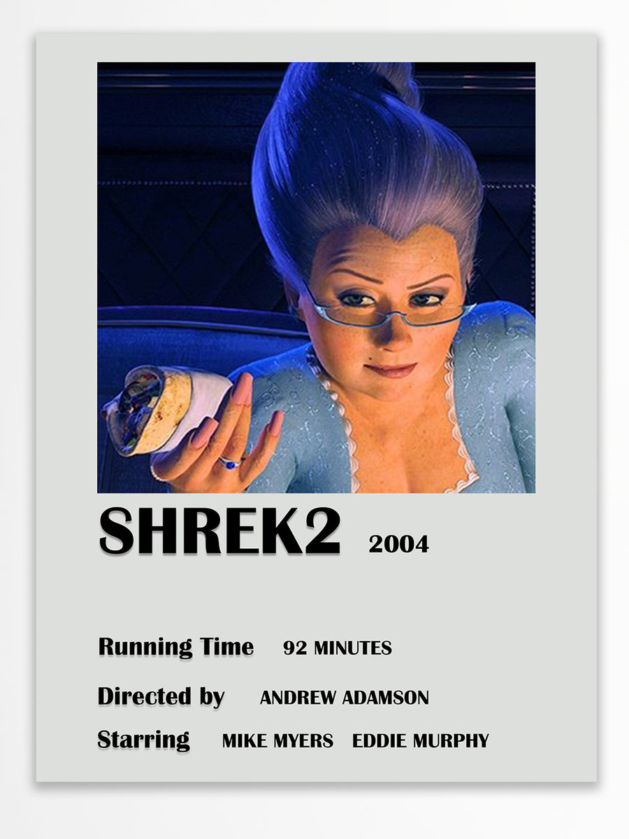 SHREK2 2004 Film Çerçevesiz Poster