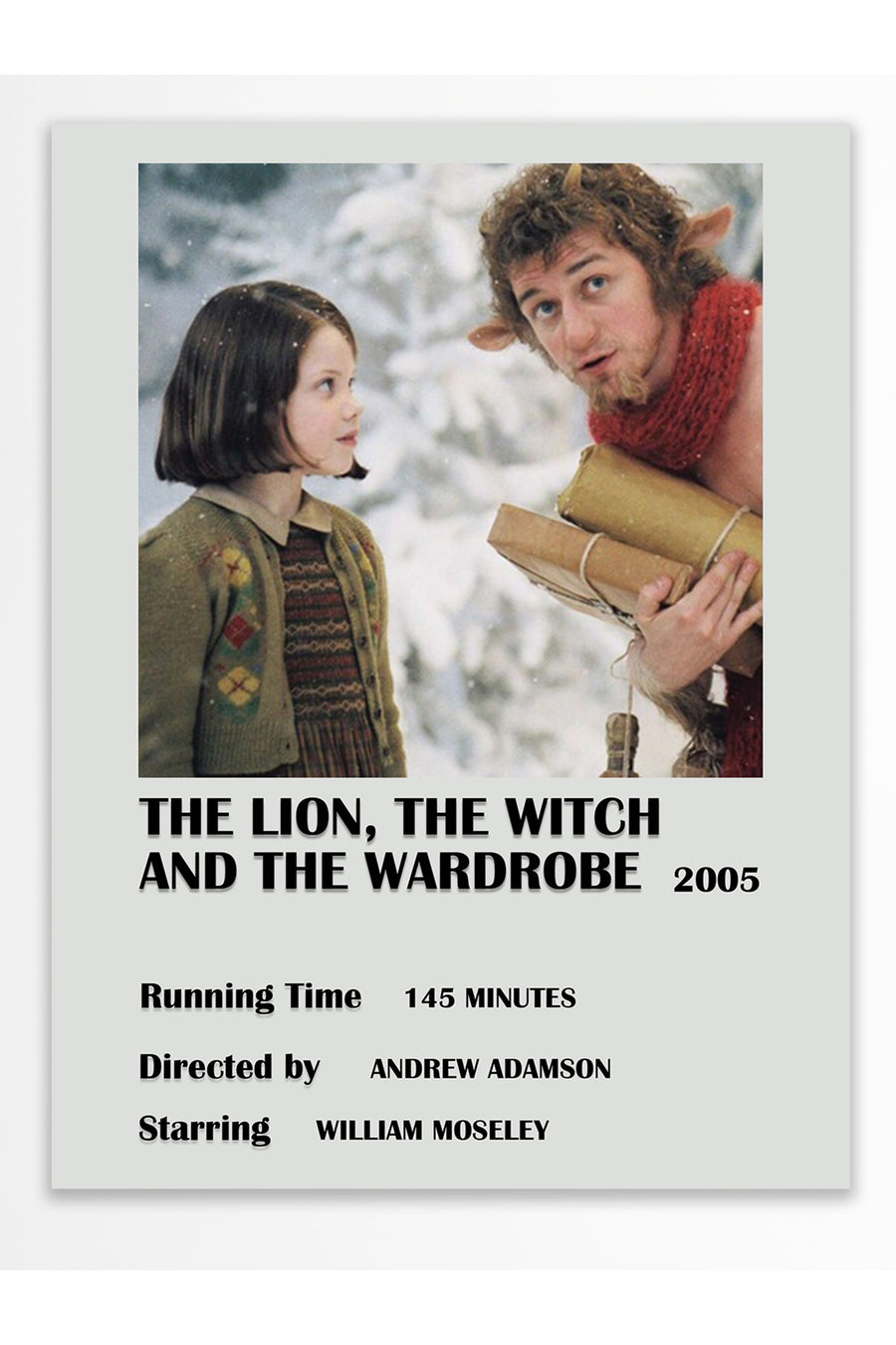 THE LION, THE WITCH AND THE WARDROBE 2005 Film Çerçevesiz Poster