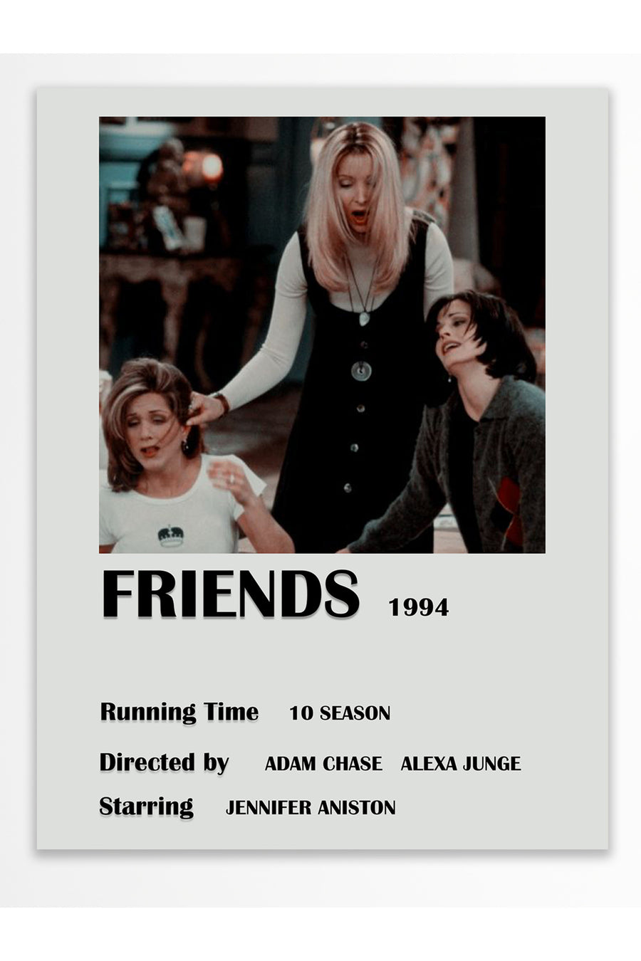 FRIENDS 1994 Film Çerçevesiz Poster