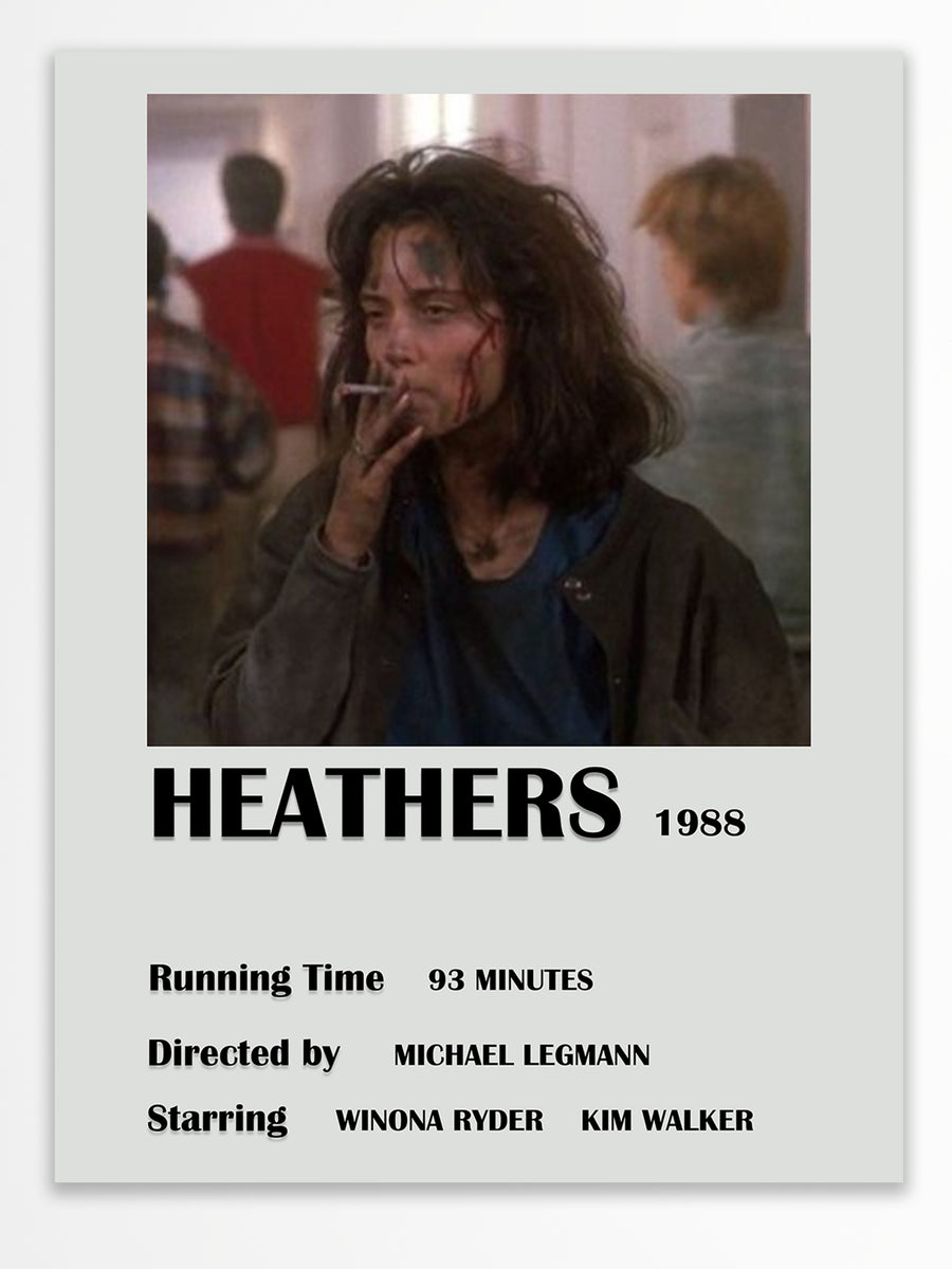 HEATHERS 1988 Film Çerçevesiz Poster
