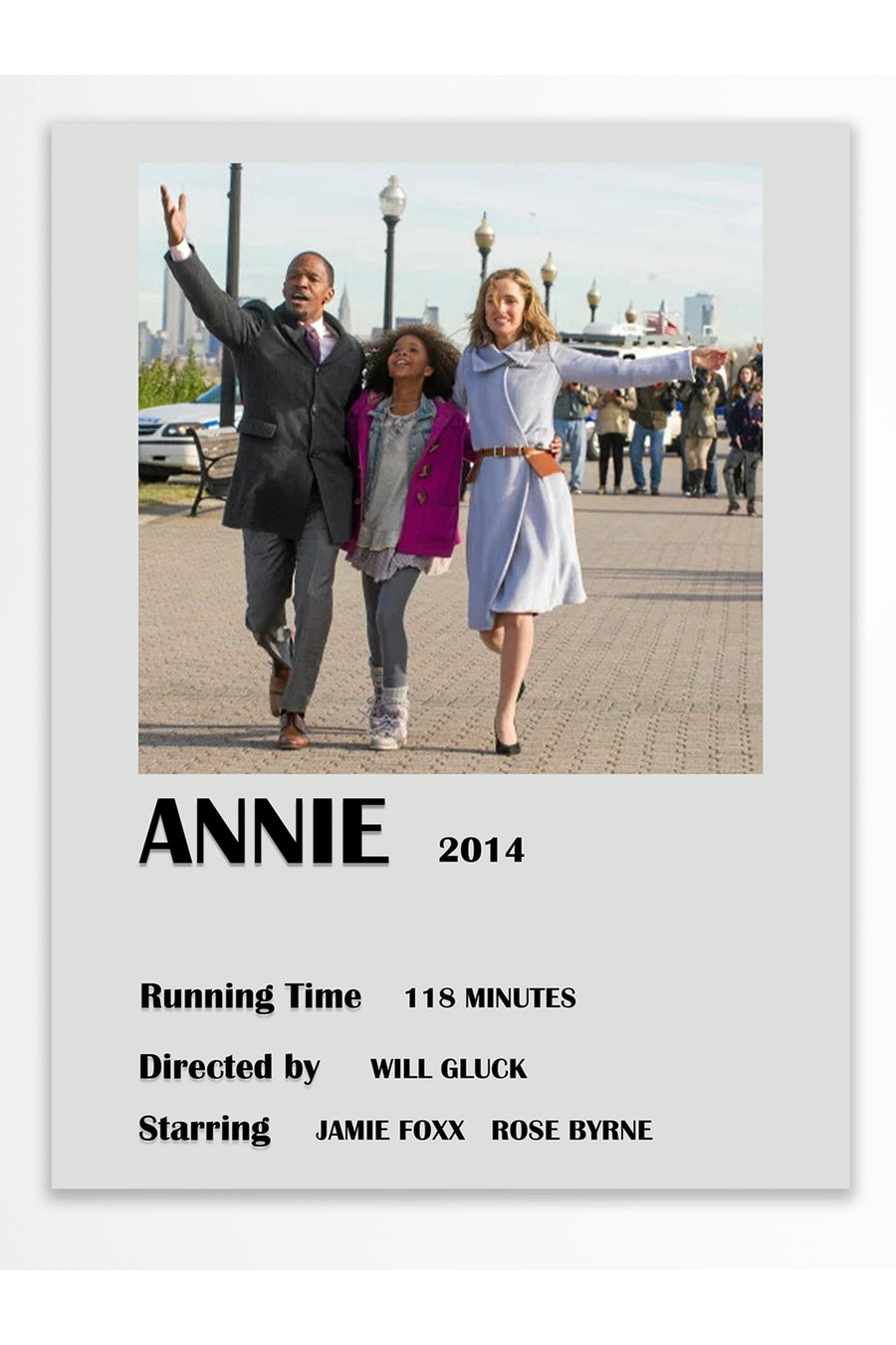 ANNIE 2014 Film Çerçevesiz Poster