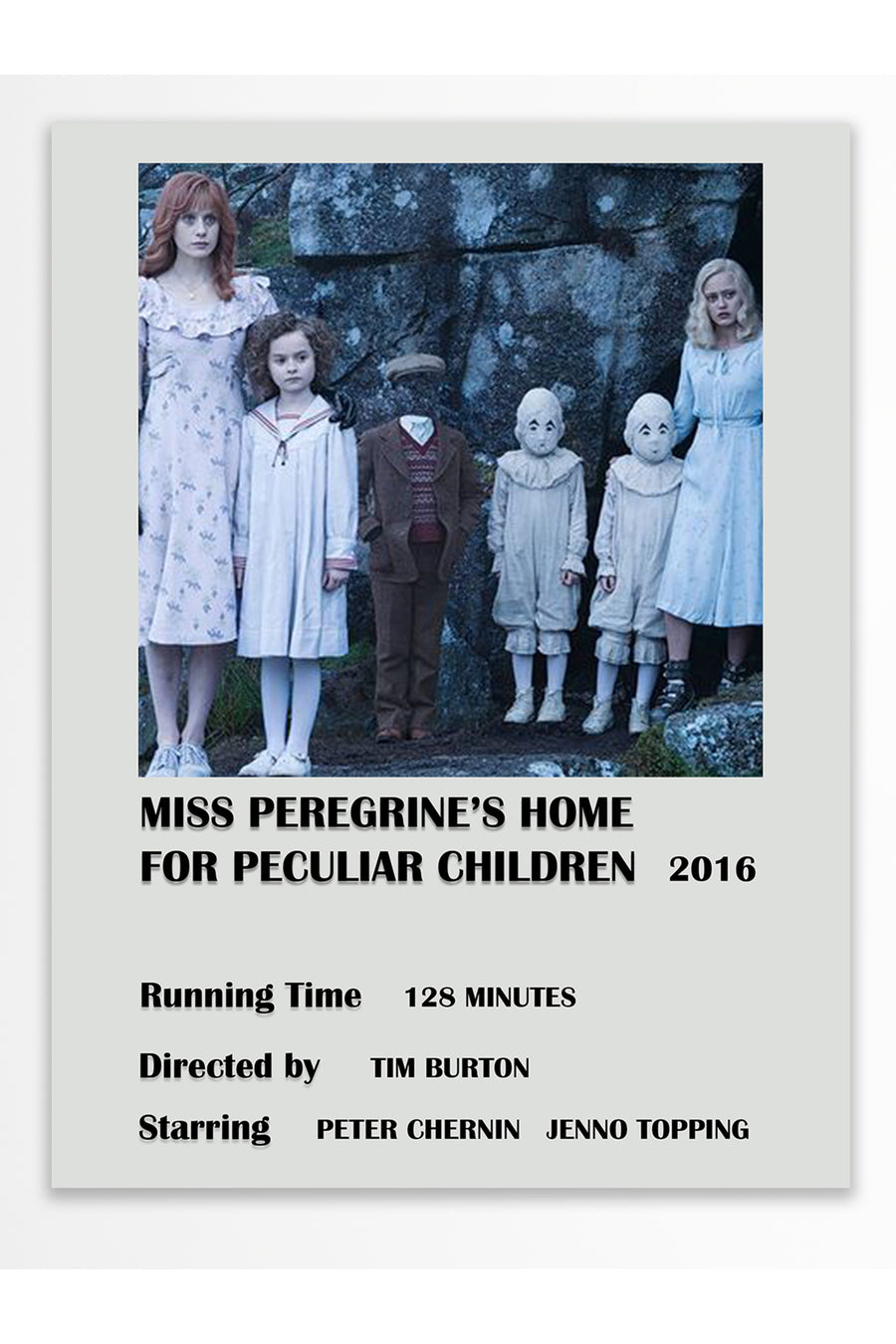 MISS PEREGRINE’S HOME FOR PECULIAR CHILDREN 2016 Film Çerçevesiz Poster