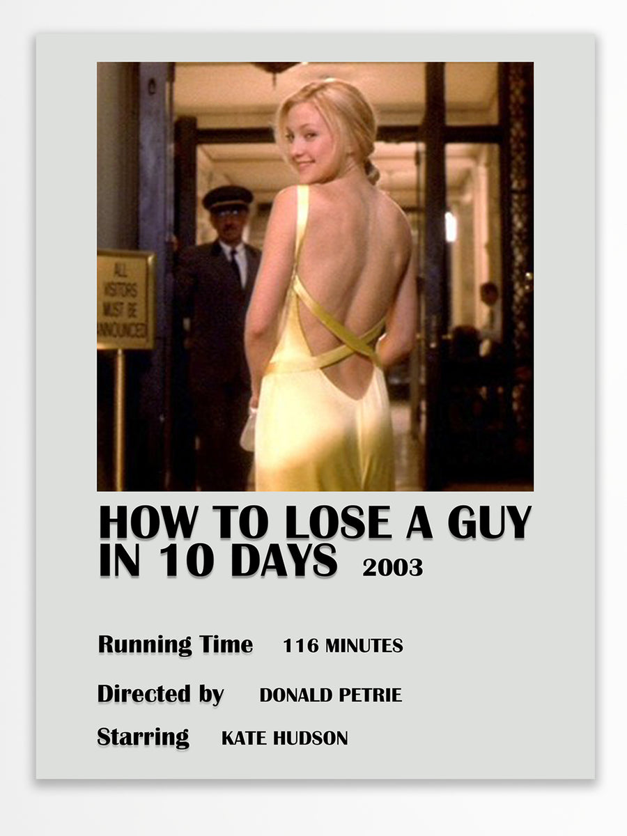 HOW TO LOSE A GUY IN 10 DAYS Film Çerçevesiz Poster