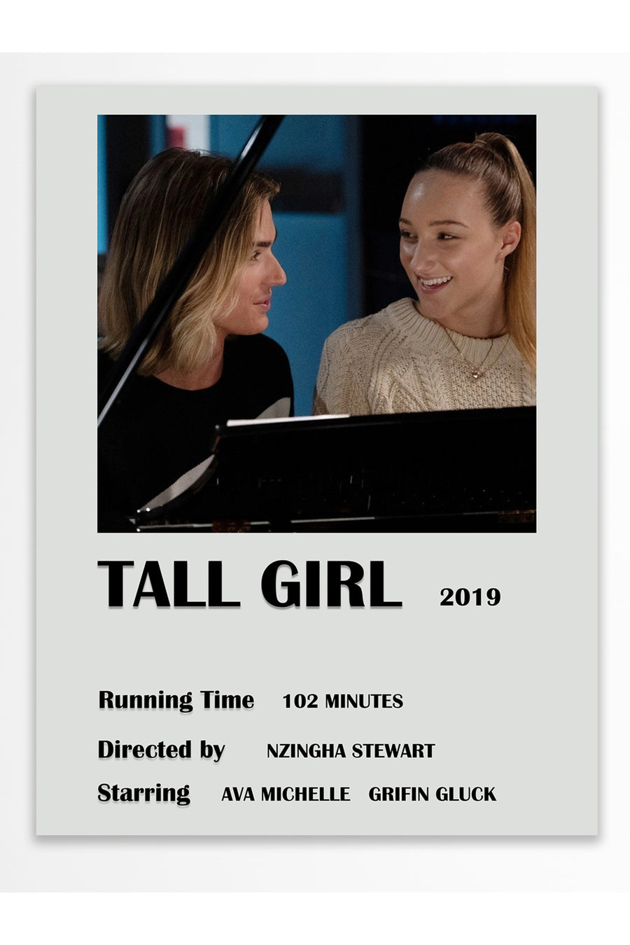 Tall Girl Film Çerçevesiz Poster