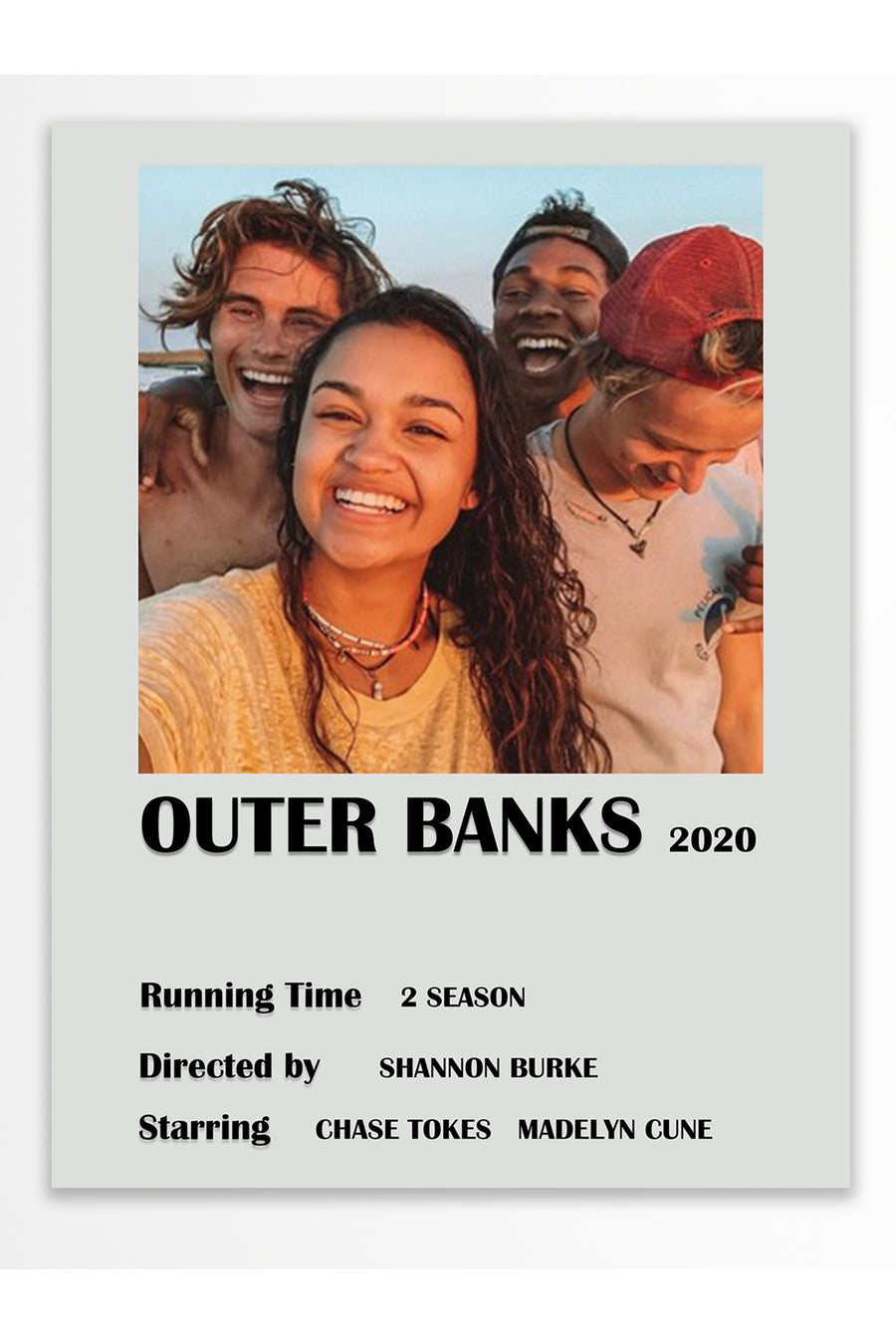 OUTER BANKS 2020 Film Çerçevesiz Poster
