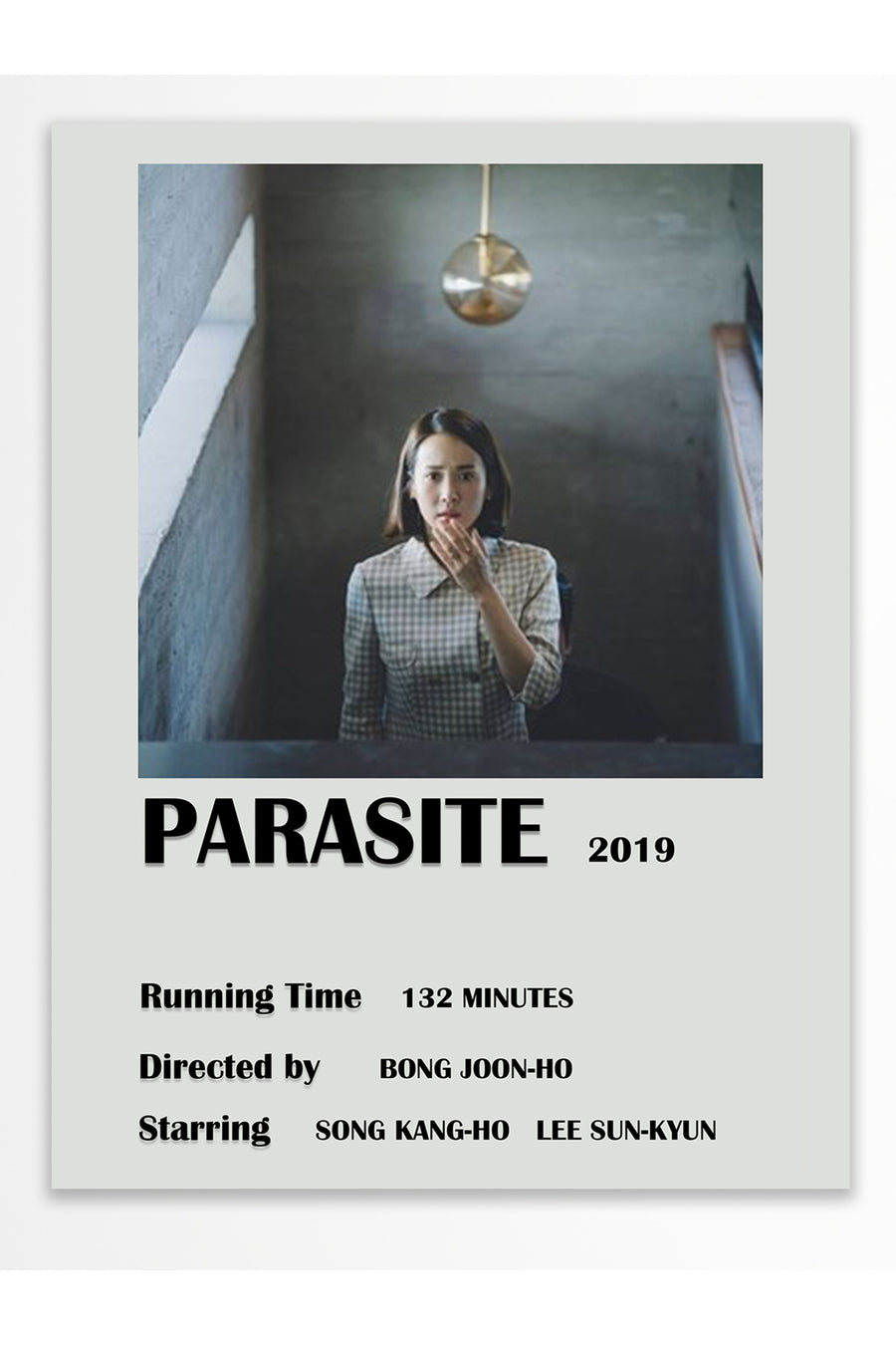 PARASITE Film Çerçevesiz Poster