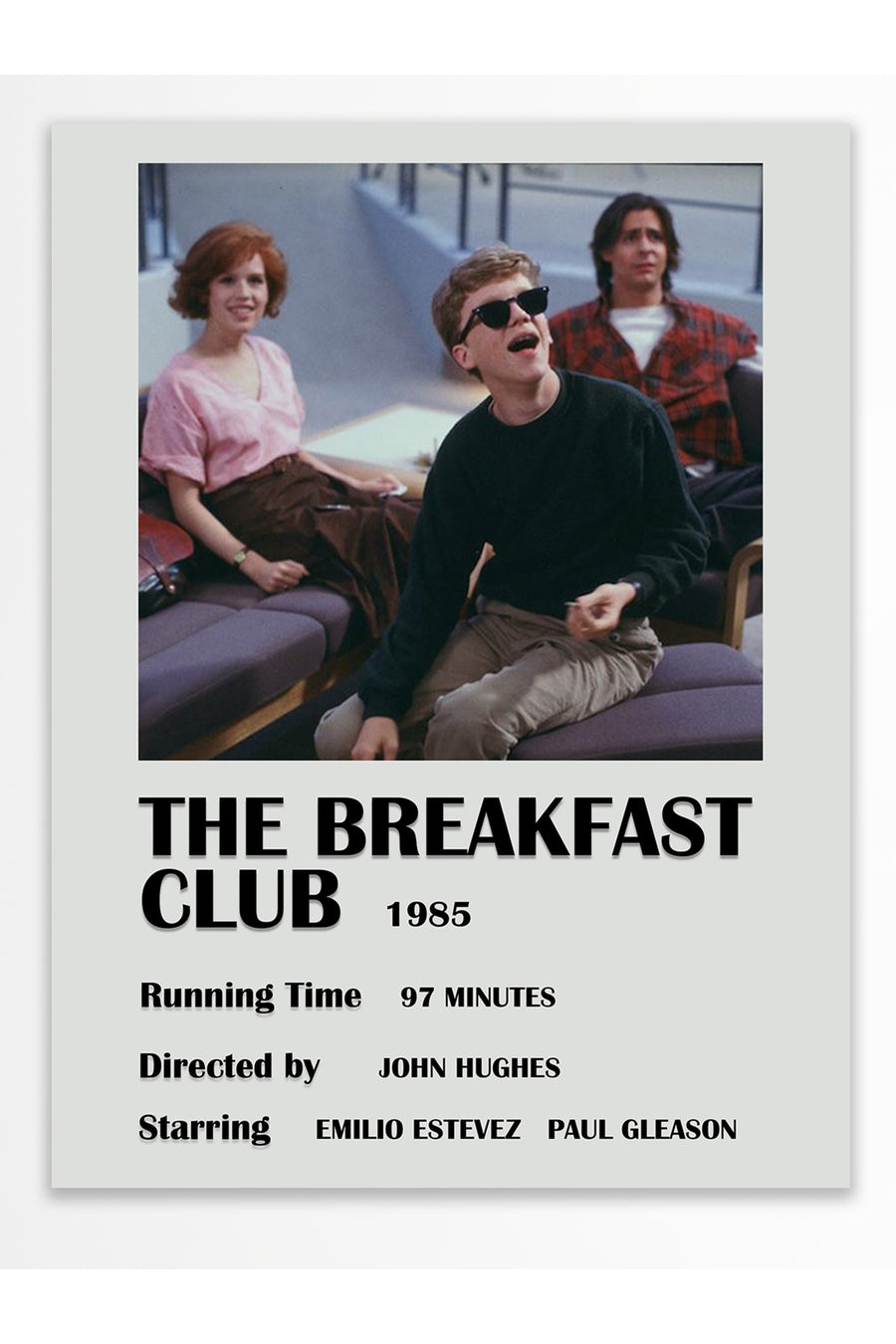 THE BREAKFAST CLUB Film Çerçevesiz Poster