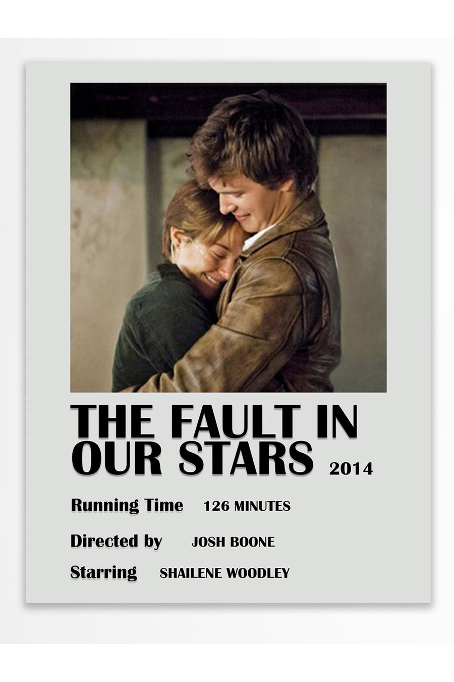 THE FAULT IN OUR STARS Film Çerçevesiz Poster