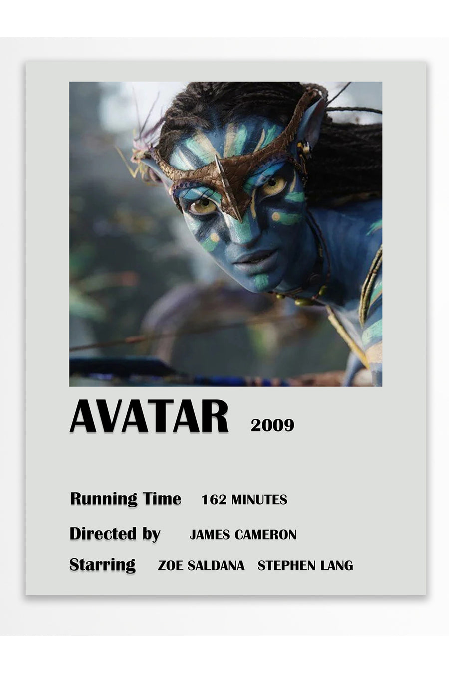 AVATAR 2009 Film Çerçevesiz Poster