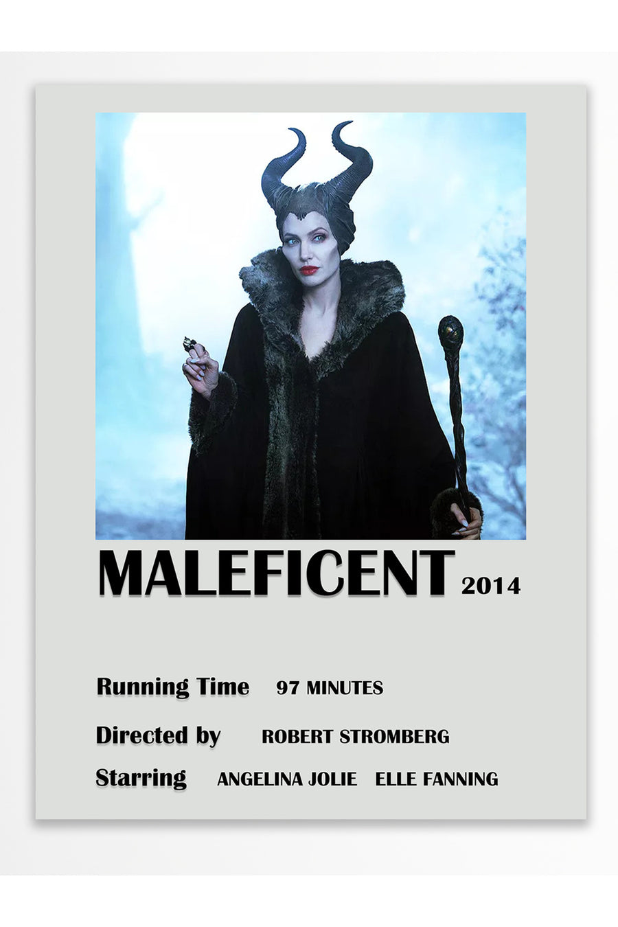 MALEFICENT 2014 Film Çerçevesiz Poster