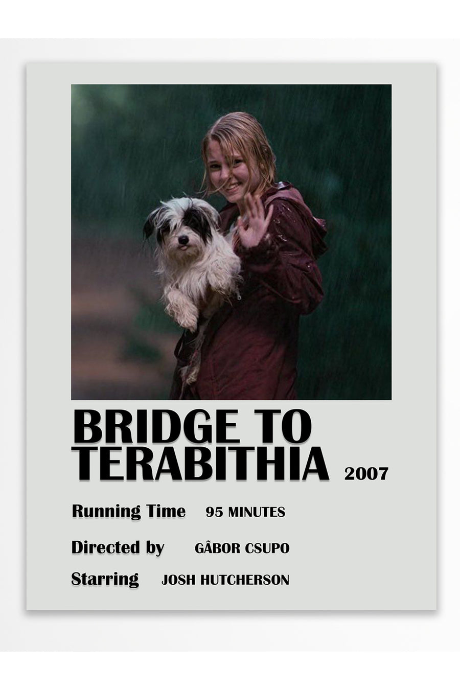BRIDGE TO TERABITHIA Film Çerçevesiz Poster