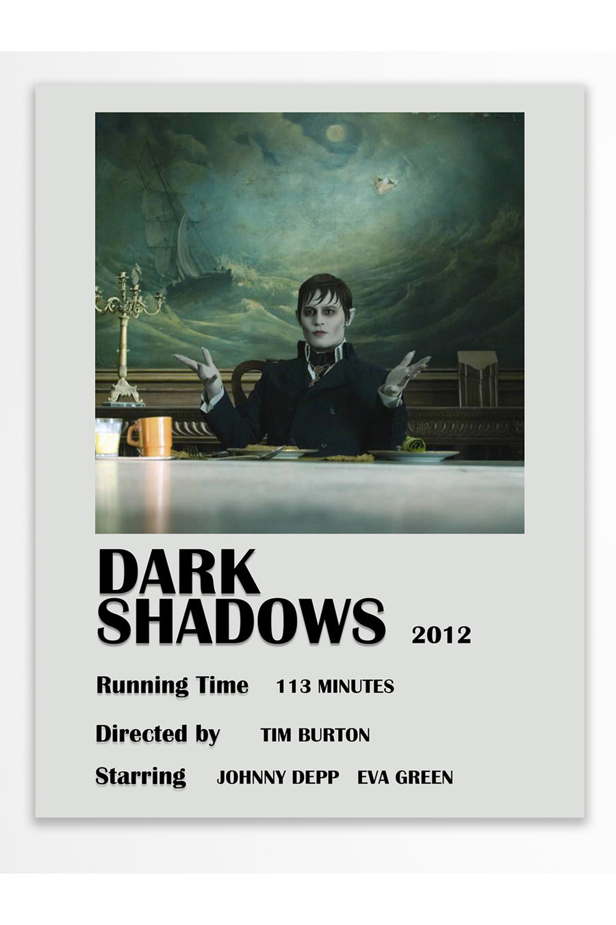 DARK SHADOWS Film Çerçevesiz Poster