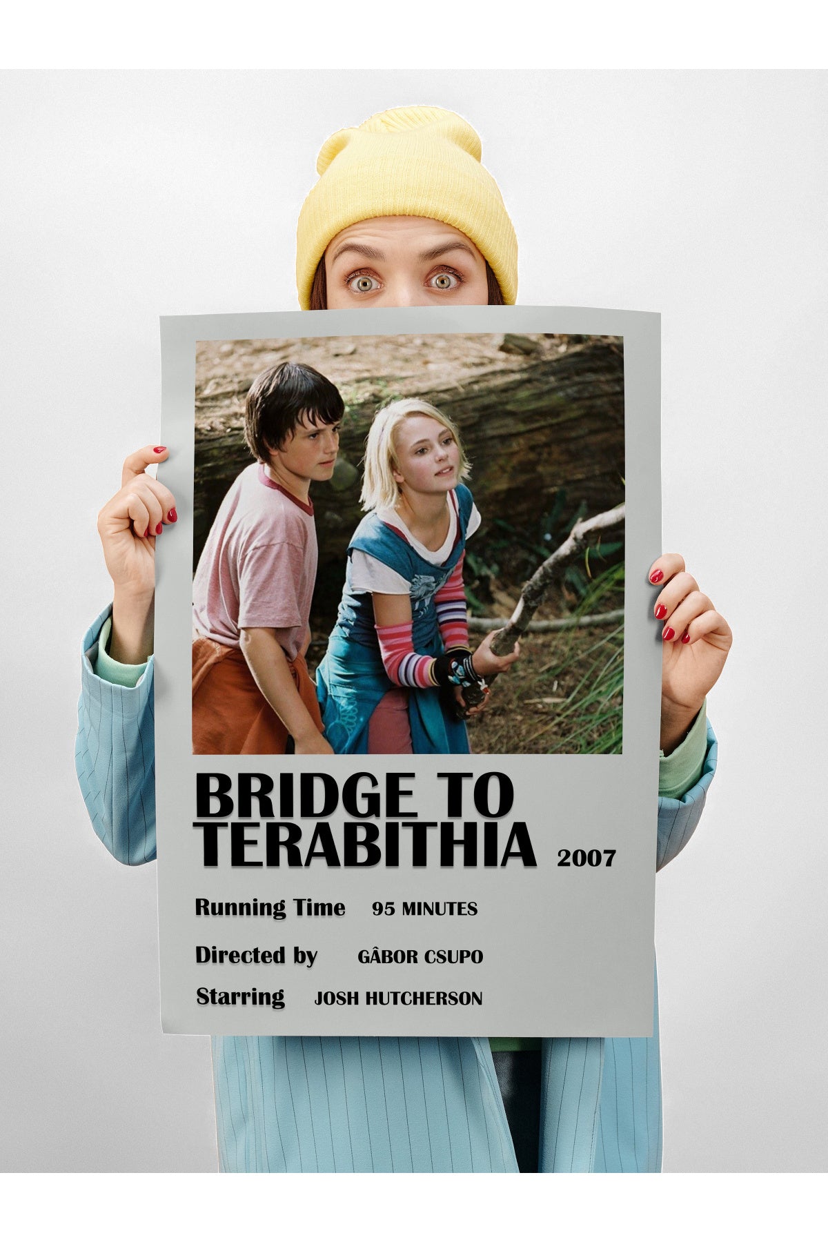 Film Afiş Poster - Duvar Posteri - Polaroid Dizayn Poster, Çerçevesiz - Kalın Kuşe Kağıt