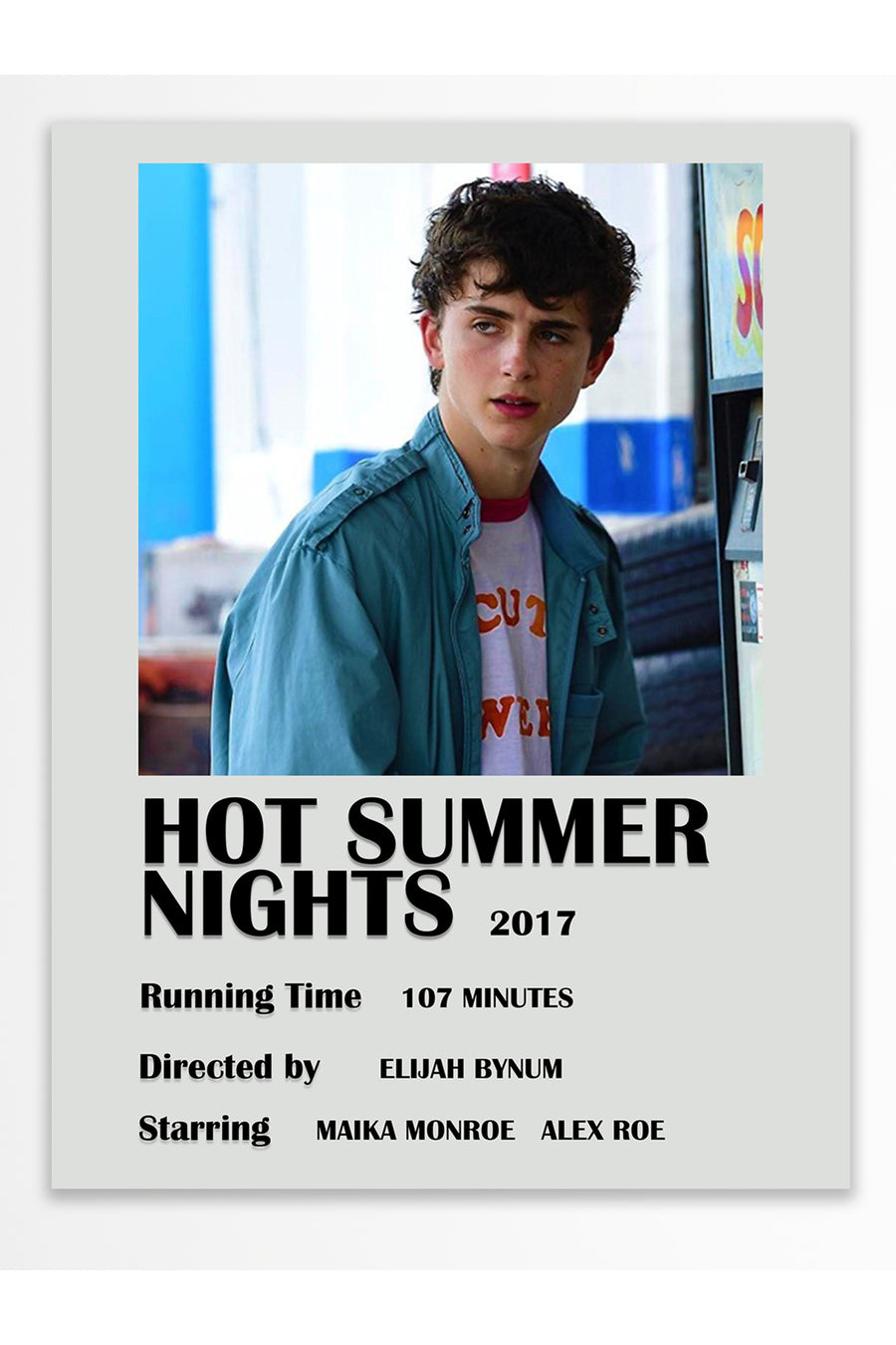 HOT SUMMER NIGHTS Film Çerçevesiz Poster