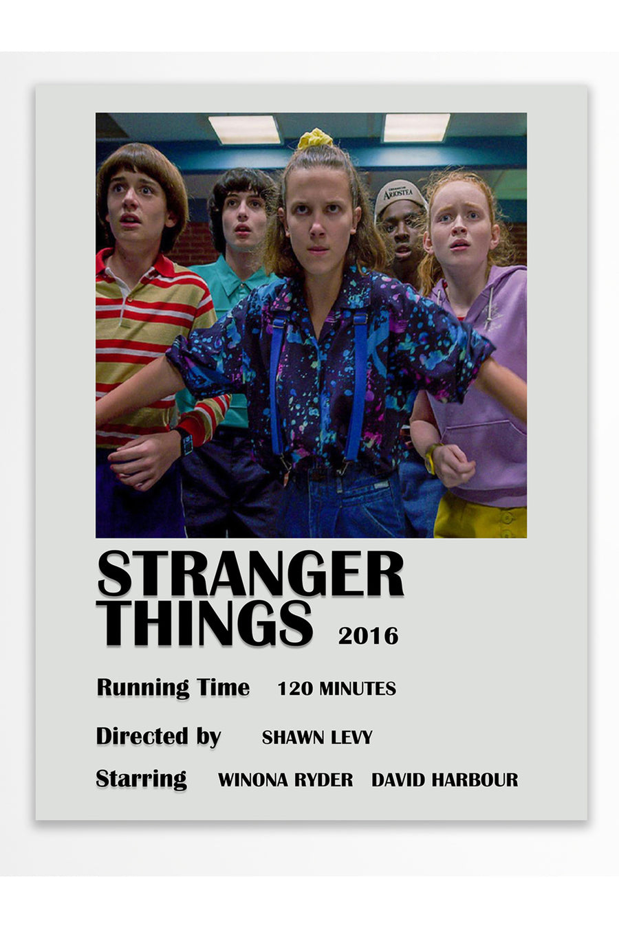 STRANGER THINGS Film Çerçevesiz Poster