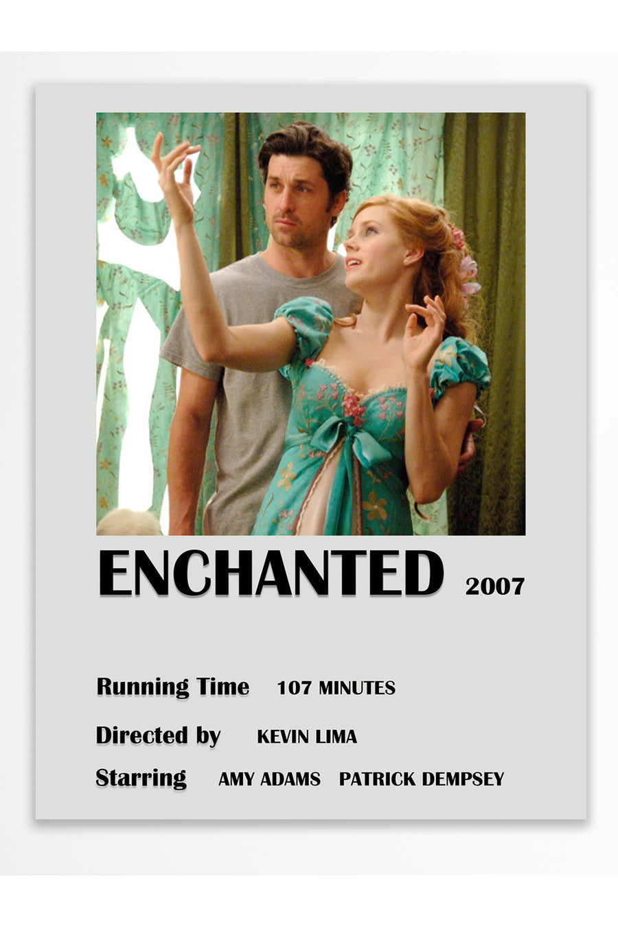 ENCHANTED 2007 Film Çerçevesiz Poster