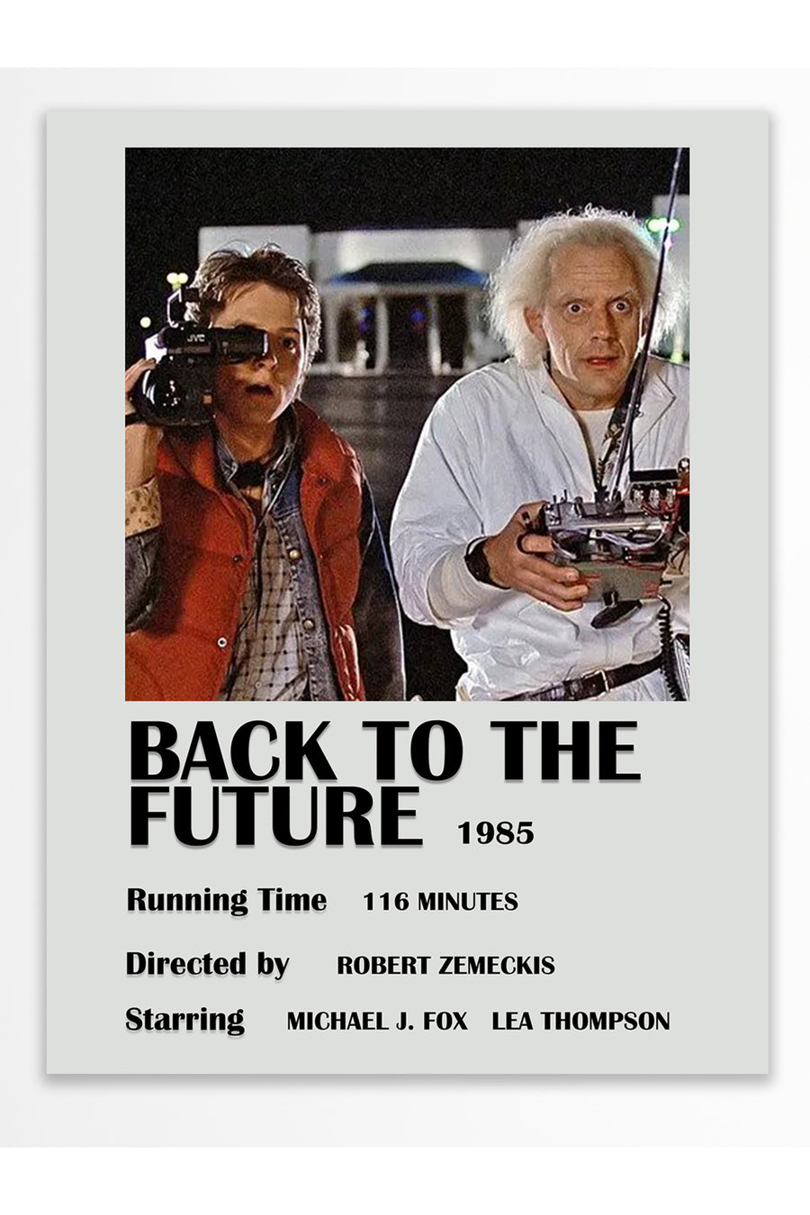 BACK TO THE FUTURE Film Çerçevesiz Poster