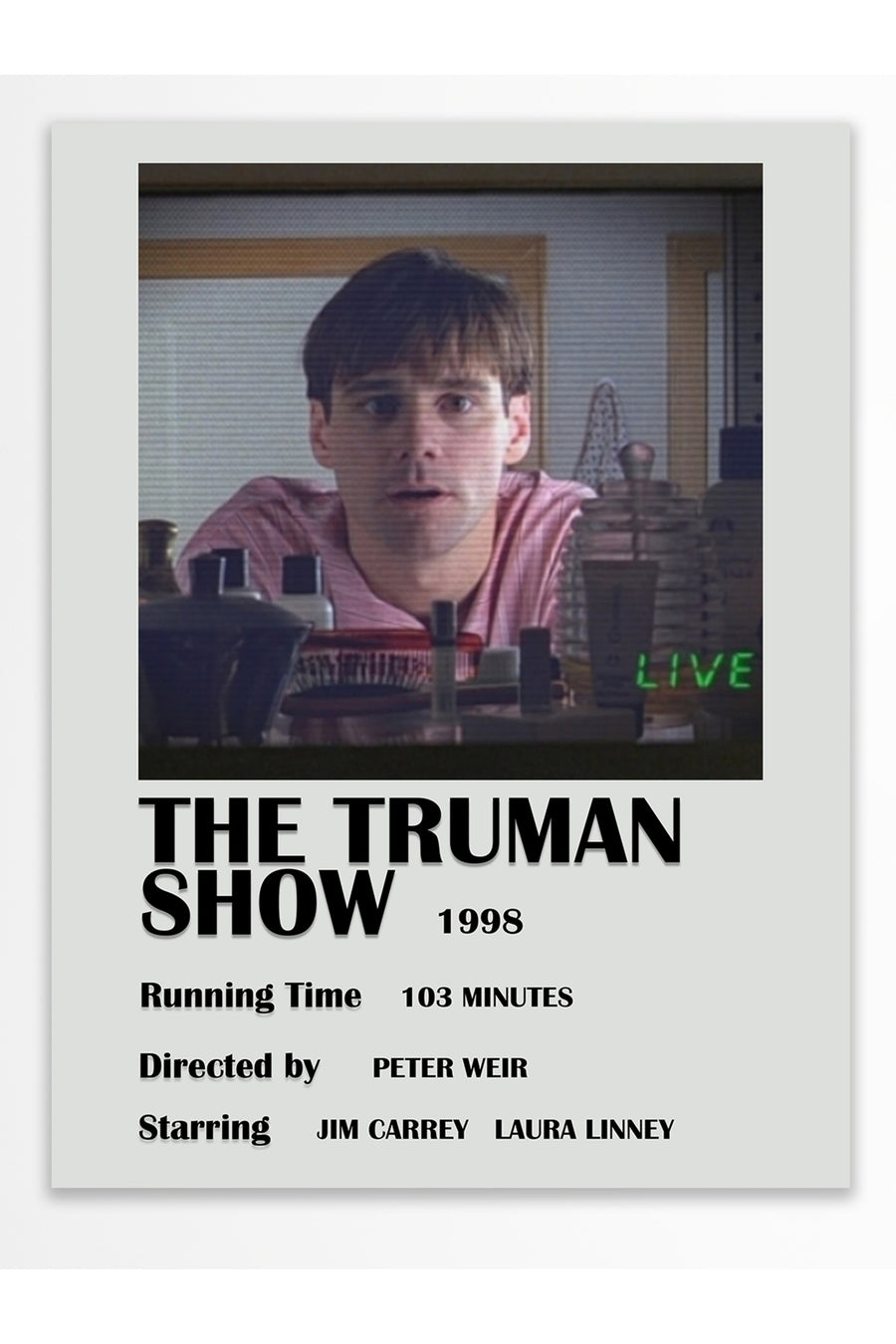 THE TRUMAN SHOW Film Çerçevesiz Poster