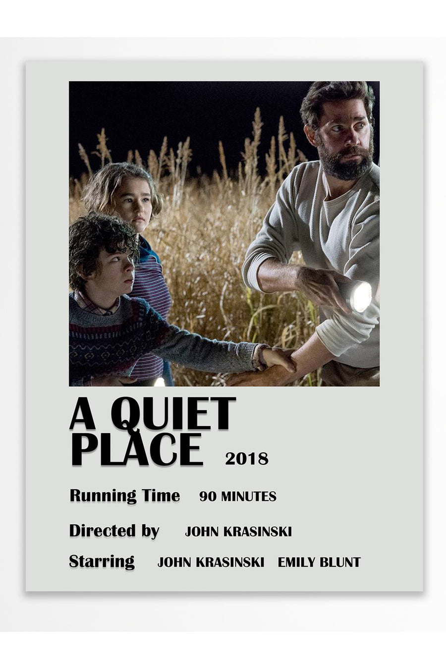 A QUIET PLACE Film Çerçevesiz Poster