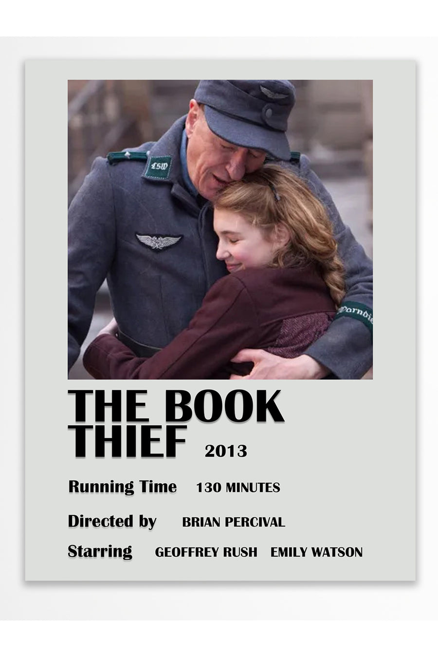 THE BOOK THIEF Film Çerçevesiz Poster