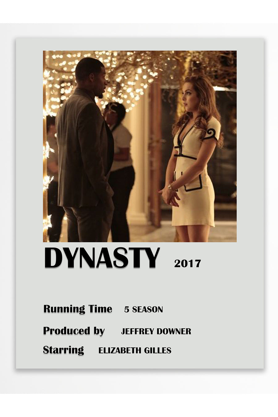 DYNASTY Film Çerçevesiz Poster