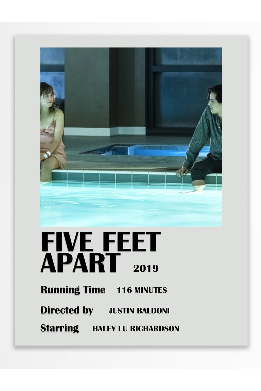 FIVE FEET APART Film Çerçevesiz Poster