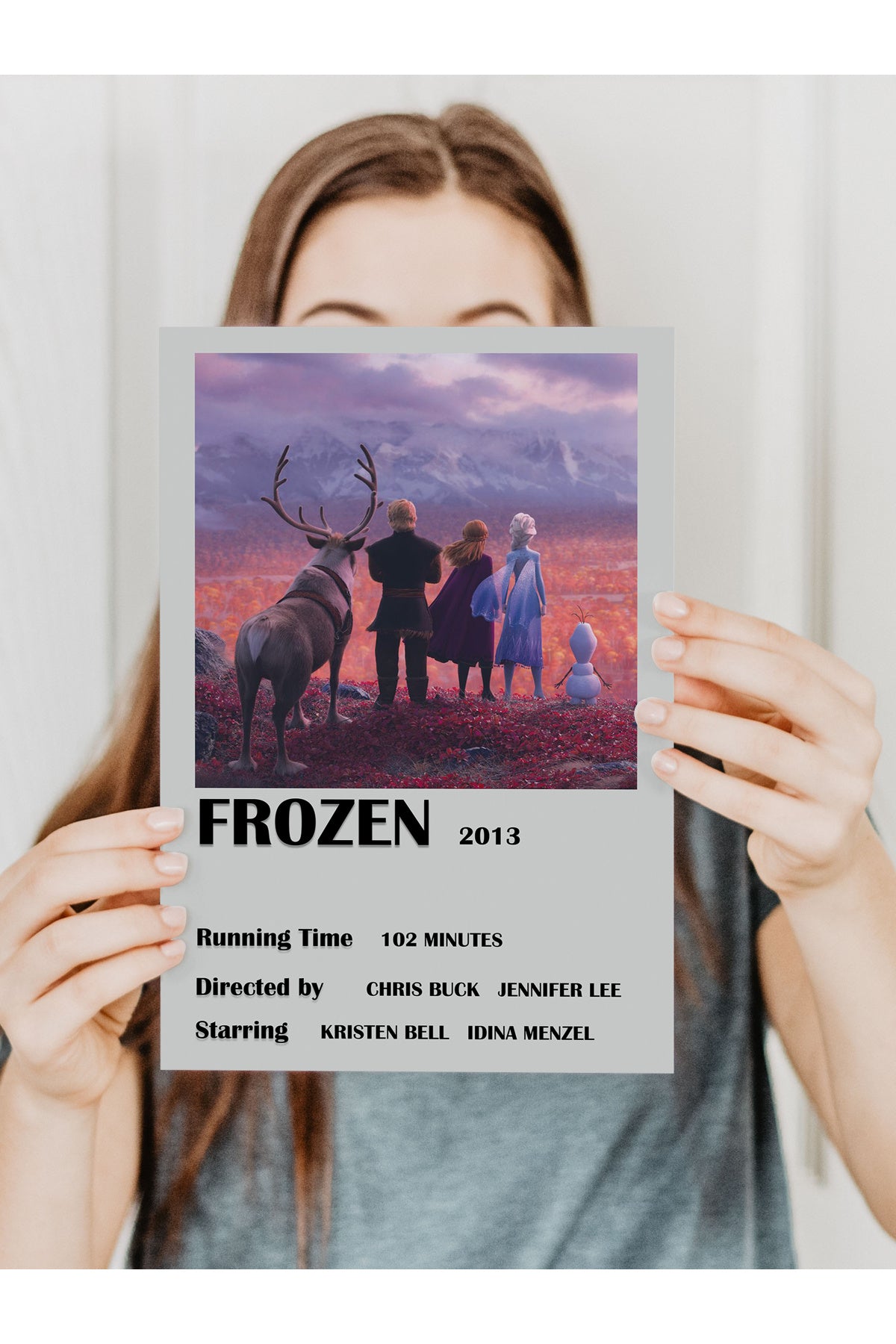 Film Afiş Poster - Duvar Posteri - Polaroid Dizayn Poster, Çerçevesiz - Kalın Kuşe Kağıt
