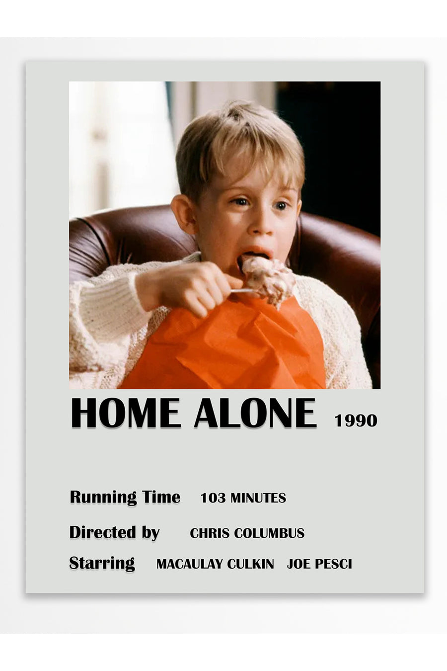 HOME ALONE 1990 Film Çerçevesiz Poster