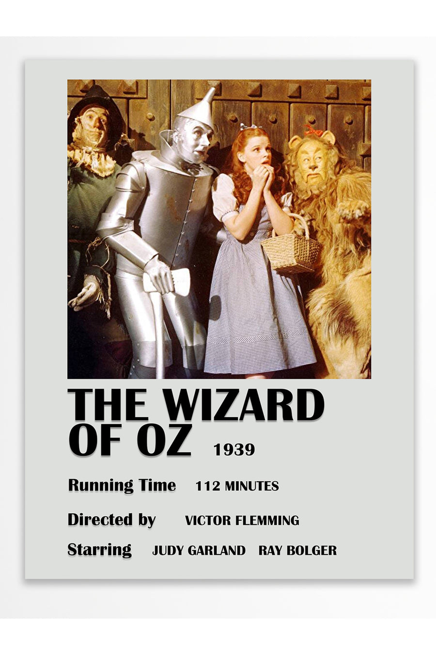 THE WIZARD OF OZ Film Çerçevesiz Poster