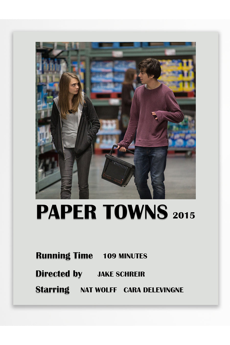 PAPER TOWNS 2015 Film Çerçevesiz Poster