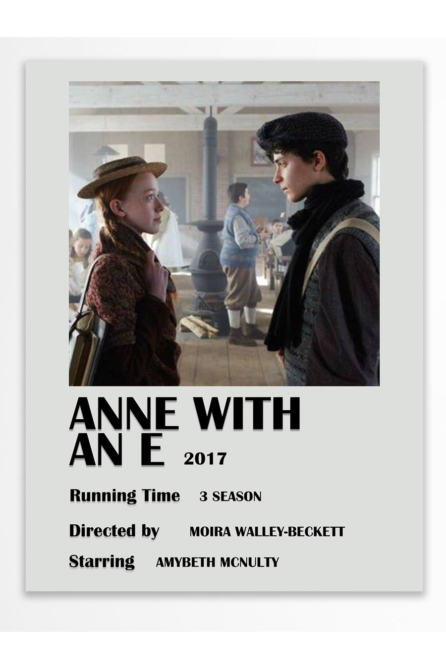 Farklı Tonlarda ANNE WITH AN E Film Çerçevesiz Poster