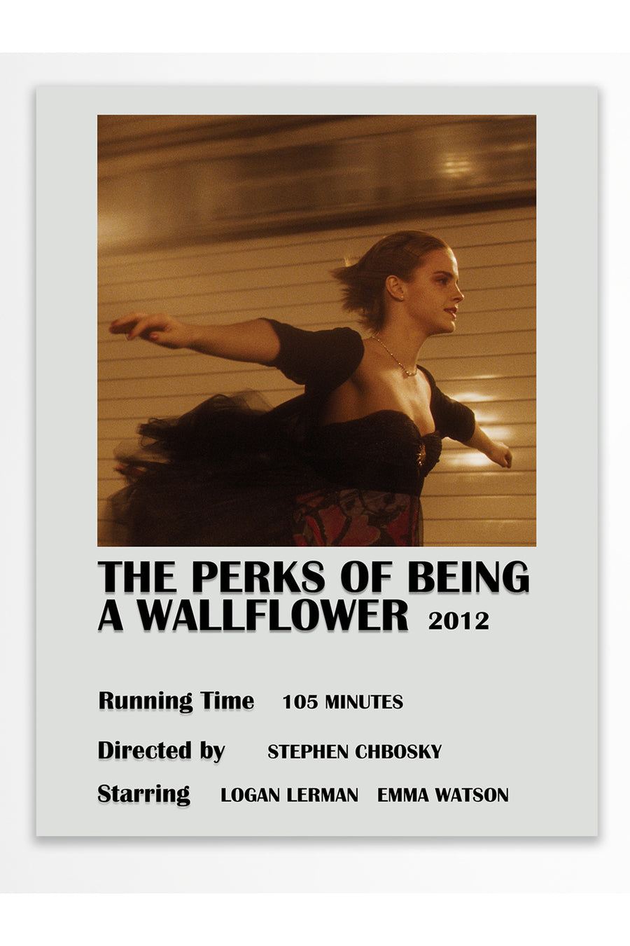 THE PERKS OF BEING A WALLFLOWER 2012 Film Çerçevesiz Poster