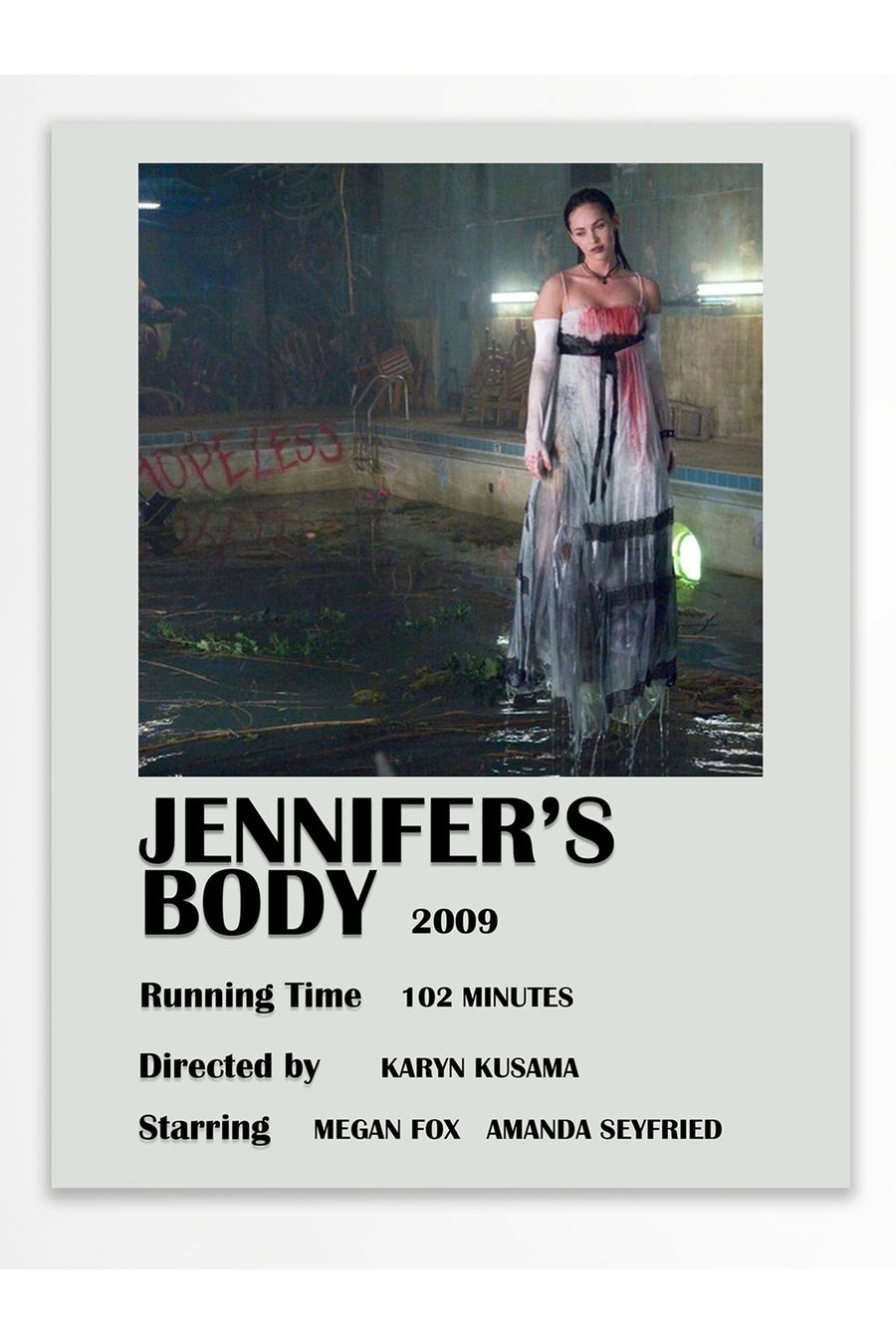 Jennifer's Body Film Çerçevesiz Poster
