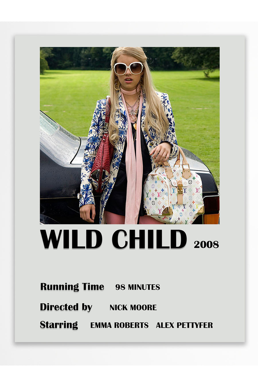 WILD CHILD 2008 Film Çerçevesiz Poster