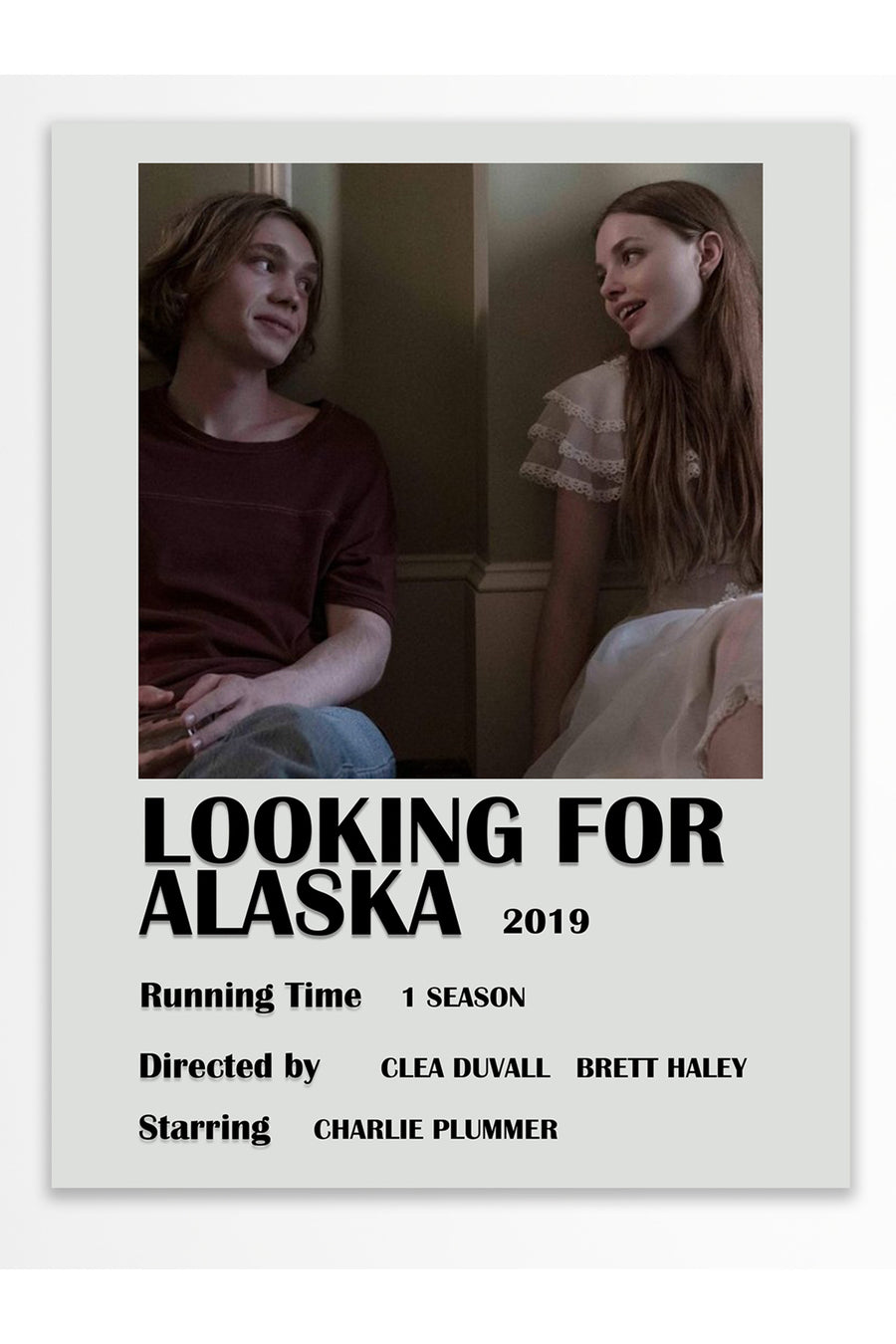 LOOKING FOR ALASKA Film Çerçevesiz Poster