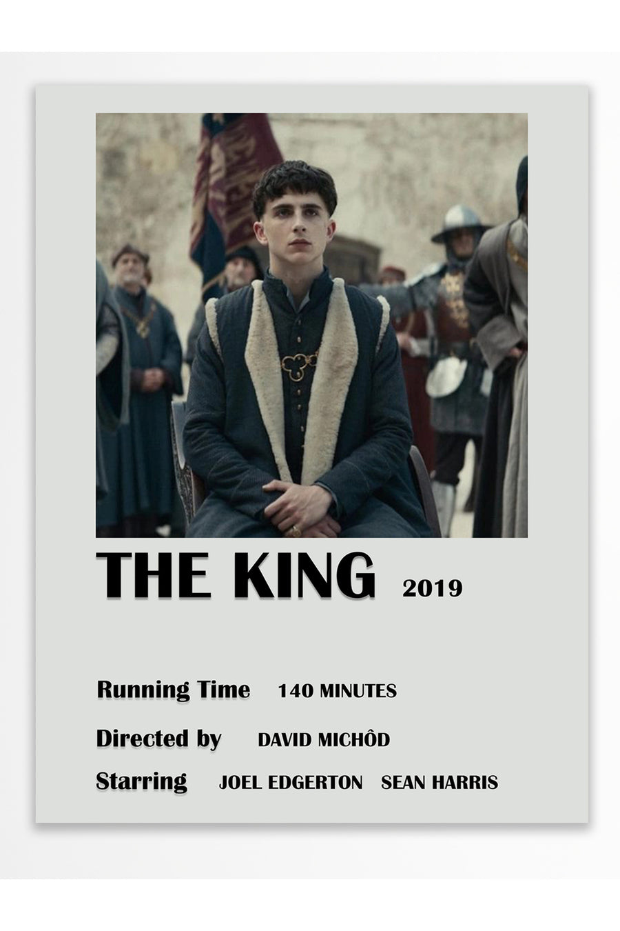 The King Film Çerçevesiz Poster