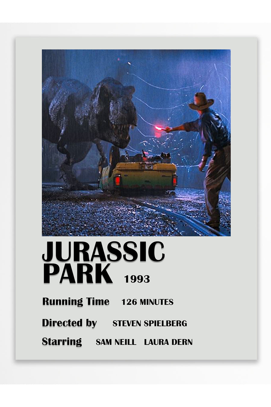 Jurassic Park Film Çerçevesiz Poster