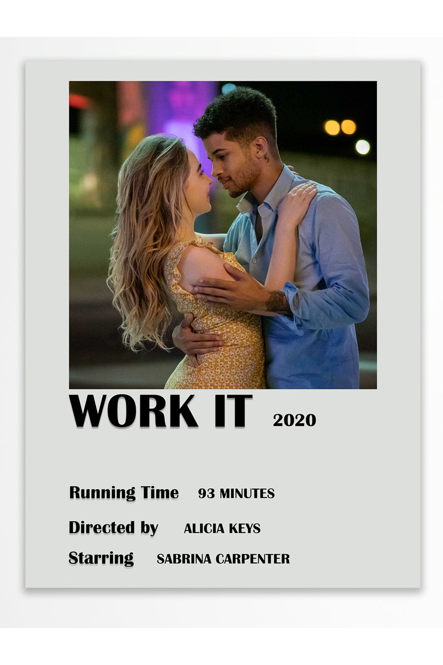 WORK IT Film Çerçevesiz Poster