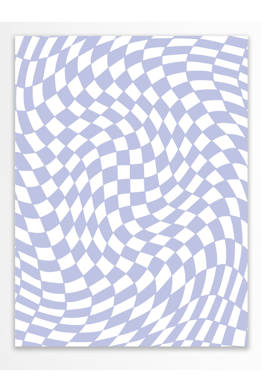 Dalgalı Geometrik Desen Pastel Tonlar Çerçevesiz Poster