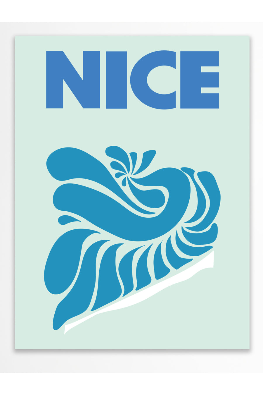 NICE Pastel Tonlar Çerçevesiz Poster
