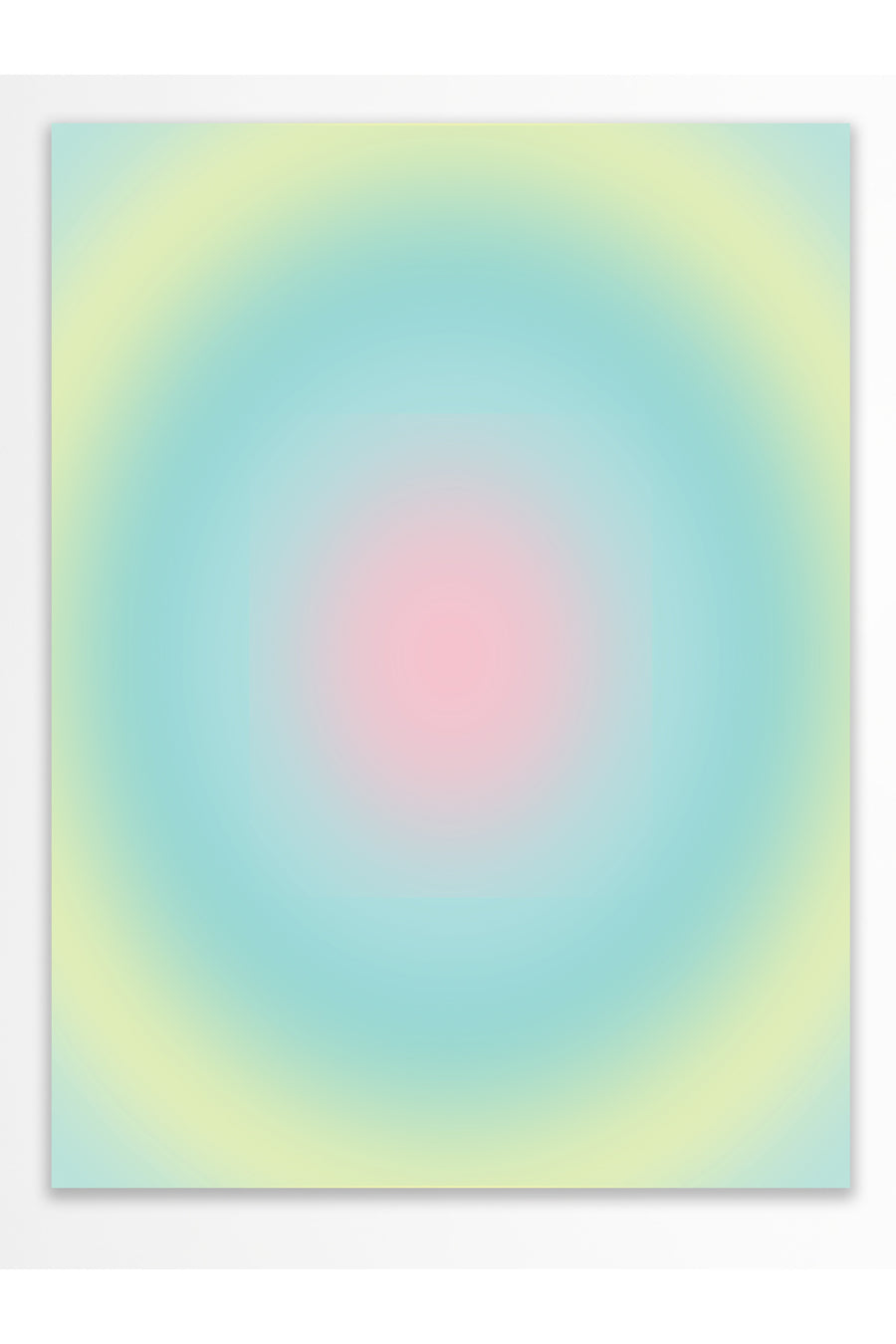 Pastel Renkli Daire Pastel Tonlar Çerçevesiz Poster