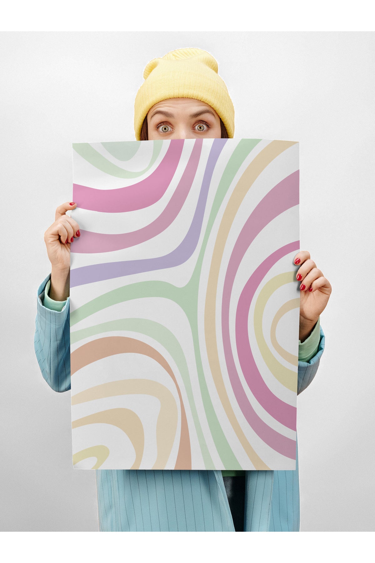 Pastel Tonlar Poster, Estetik Tasarım - Çerçevesiz
