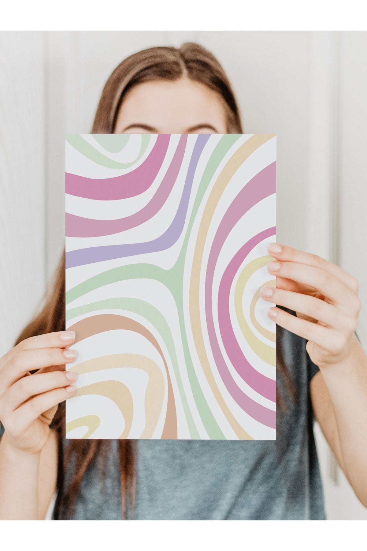 Pastel Tonlar Poster, Estetik Tasarım - Çerçevesiz